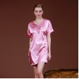 Yao Ting explosive pajamas ladies spring and summer home service lace silk ladies pajamas sexy nightdress