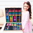 Children's watercolor pen stationery set wooden gift gift box painting material 36 color crayon art primary school painting tools