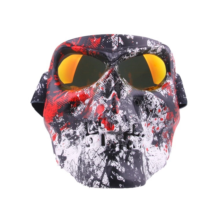 New motorcycle off-road goggles skull personality locomotive goggles mask windproof goggles riding sports mirror