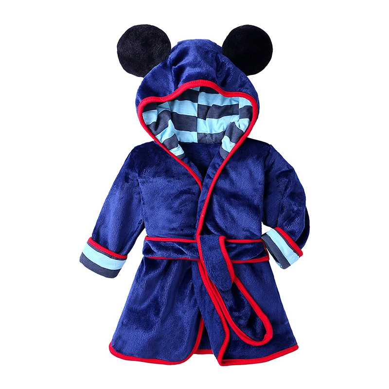 Boys and girls bathrobes children's cartoon bathrobes multicolor home robe