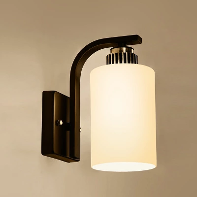 Bedside wall lamp American bedroom lamp wrought iron lamp retro hotel wall lamp room corridor porch aisle lamps