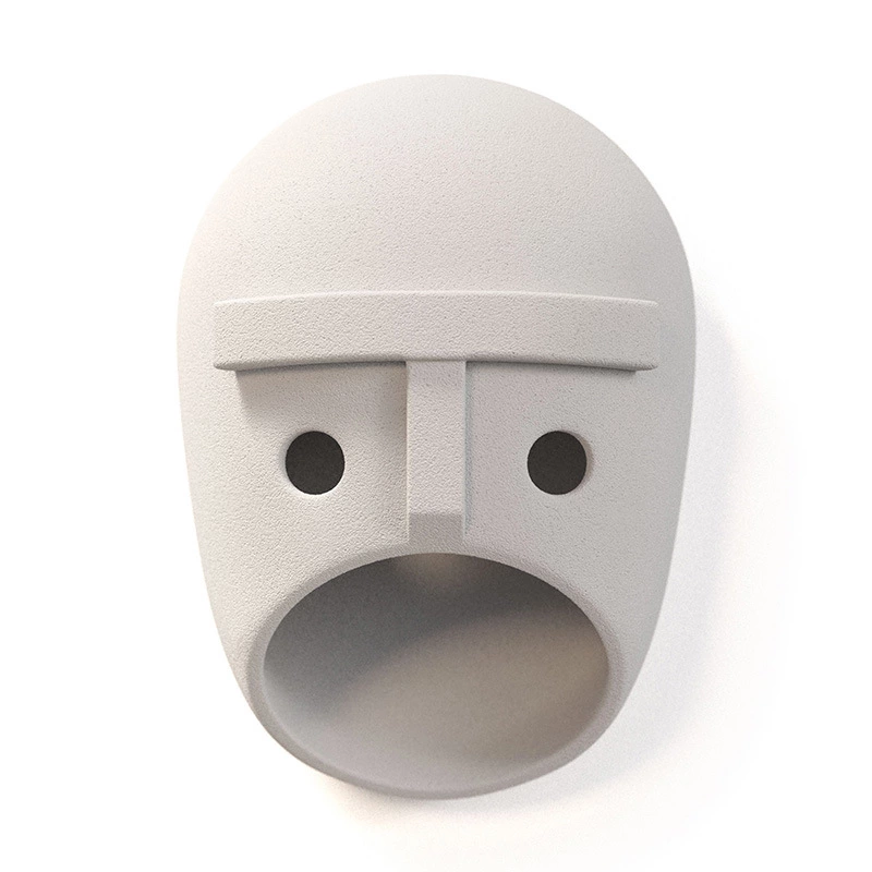 Nordic postmodern minimalist Dutch designer lamps creative personality living room bedroom aisle mask LED wall lamp