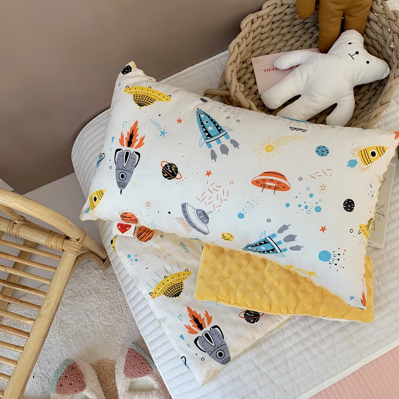 Kindergarten pillow core cotton cartoon cute beanie pillow pure cotton child baby pillow