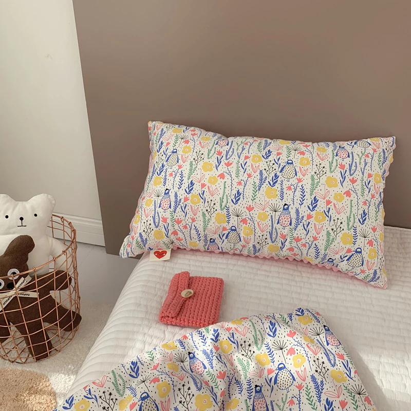 Kindergarten pillow core cotton cartoon cute beanie pillow pure cotton child baby pillow