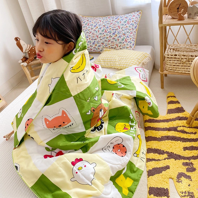 Kindergarten quilt child quilt core student dormitory quilt bedding summer quilt pure cotton air conditioning quilt 1.2 m 1.5