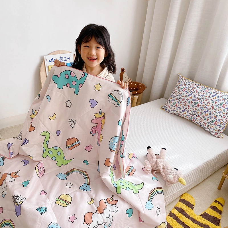 Kindergarten quilt child quilt core student dormitory quilt bedding summer quilt pure cotton air conditioning quilt 1.2 m 1.5