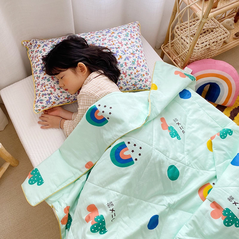 Kindergarten quilt child quilt core student dormitory quilt bedding summer quilt pure cotton air conditioning quilt 1.2 m 1.5