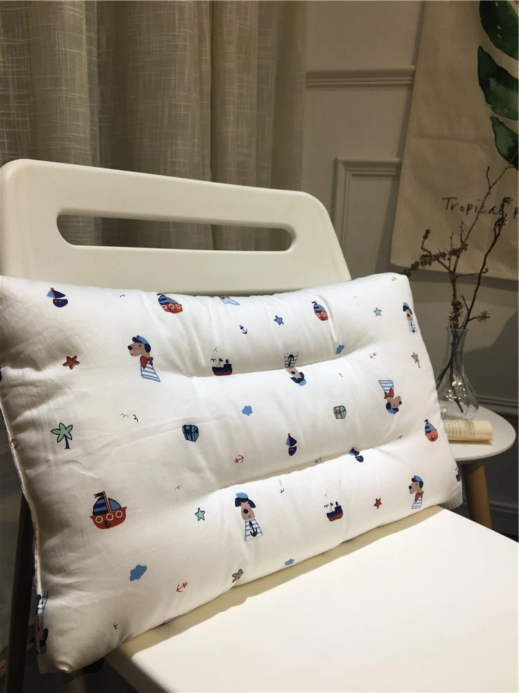 New cotton dinosaur Ins small fresh cartoon 60S long-staple cotton washable children's pillow core infant baby pillow