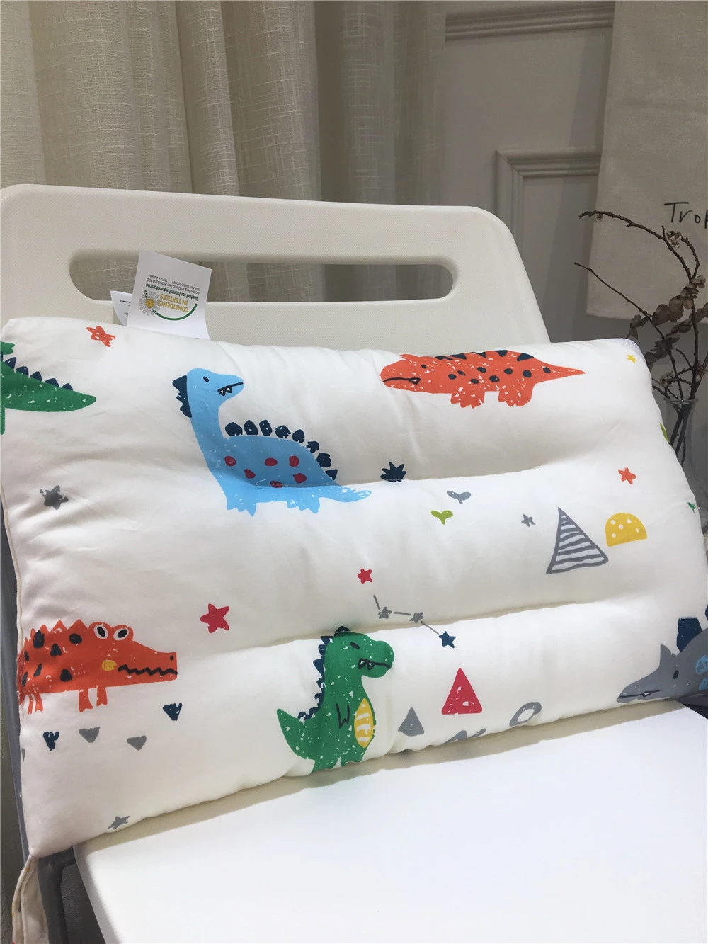 New cotton dinosaur Ins small fresh cartoon 60S long-staple cotton washable children's pillow core infant baby pillow