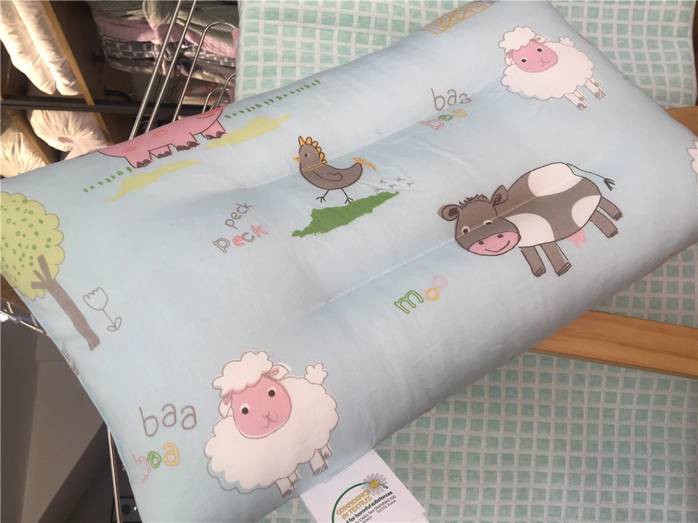 New cotton dinosaur Ins small fresh cartoon 60S long-staple cotton washable children's pillow core infant baby pillow