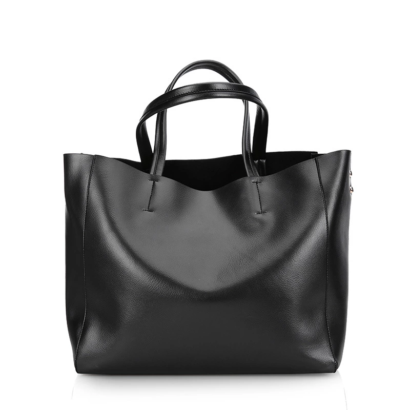 Women's bag new fashion leather handbags cowhide shoulder handbag large capacity ladies shopping