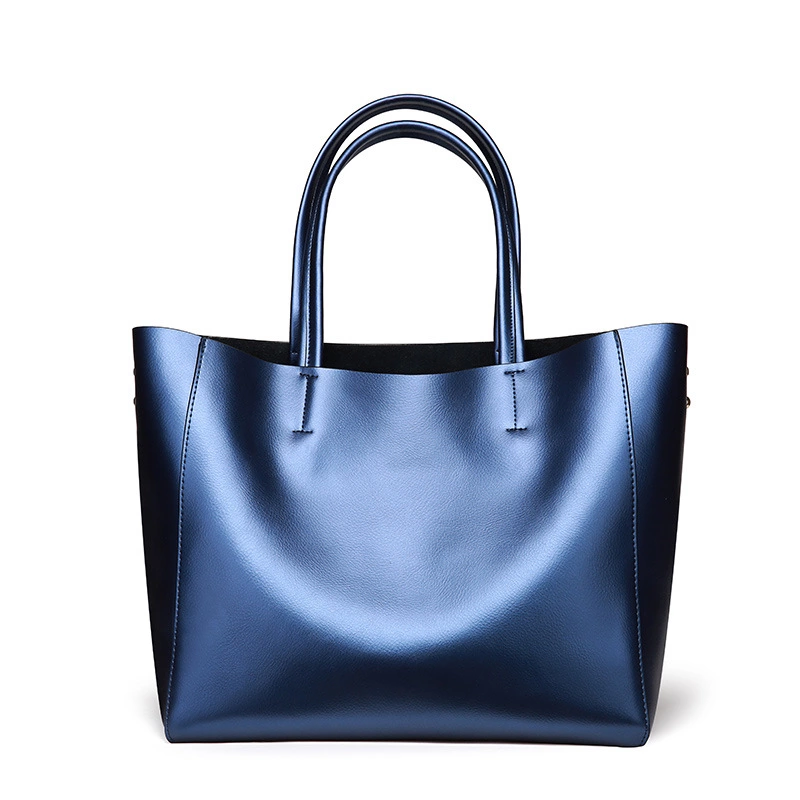 Women's bag new fashion leather handbags cowhide shoulder handbag large capacity ladies shopping