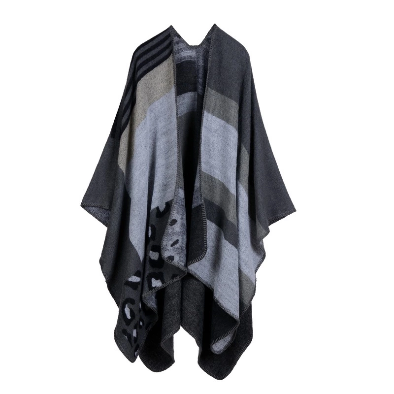 Hand-stitched thickening lengthened open long-selling cloak air conditioning warm decoration shawl scarf