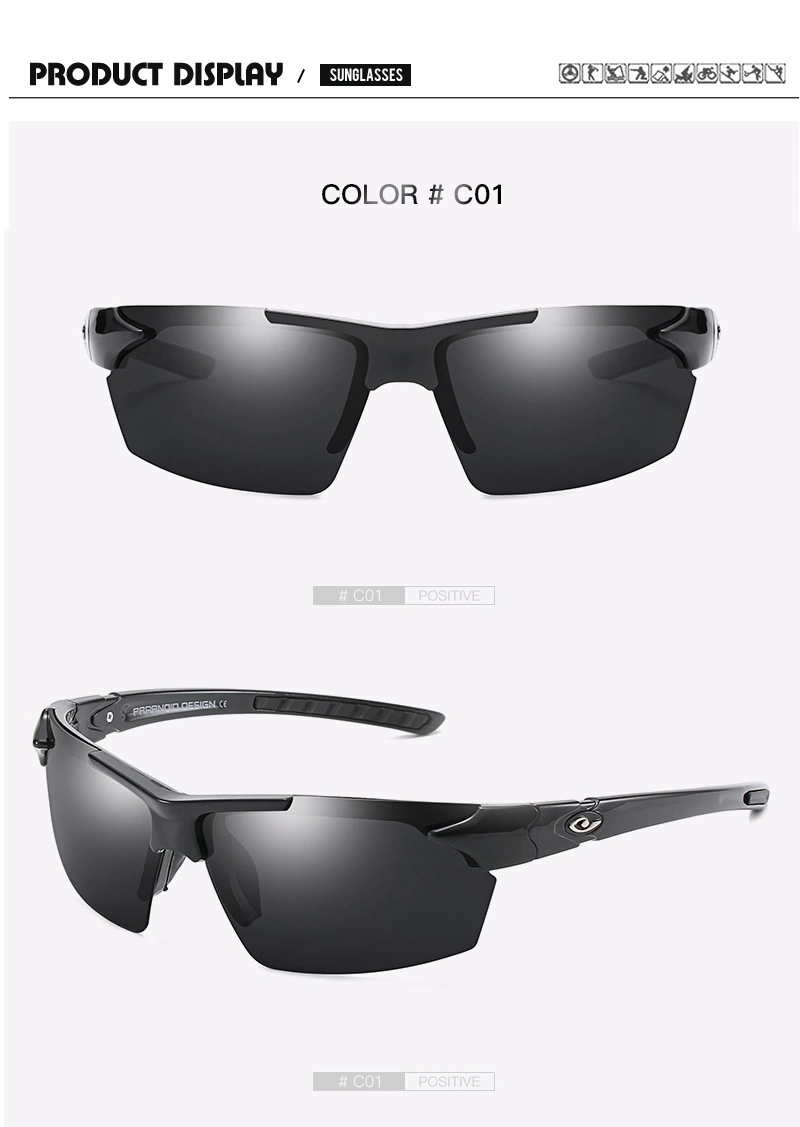 8013 sports cycling polarized sunglasses large frame outdoor windproof sunglasses men's goggles