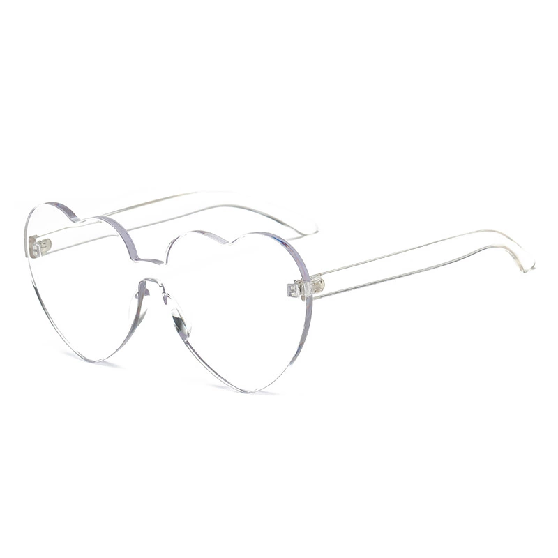 Fashion heart-shaped big frame sunglasses female trend candy color love sunglasses peach heart sunglasses S8018