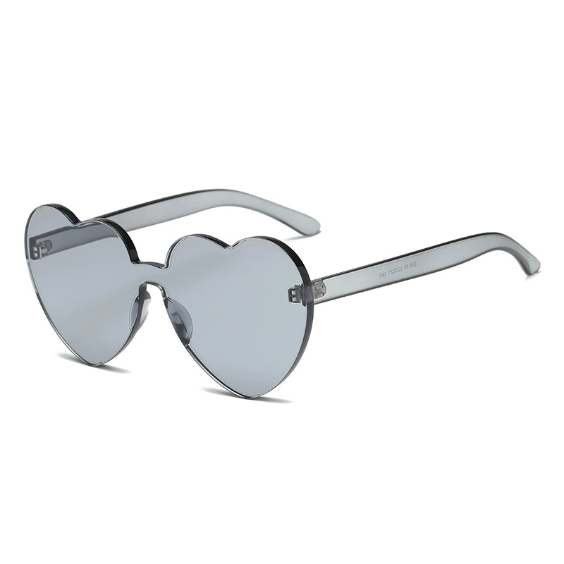Fashion heart-shaped big frame sunglasses female trend candy color love sunglasses peach heart sunglasses S8018