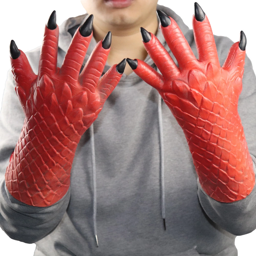 Diablo Belial Bellia Mask Mask Gloves Halloween Party Cosplay Horror Props