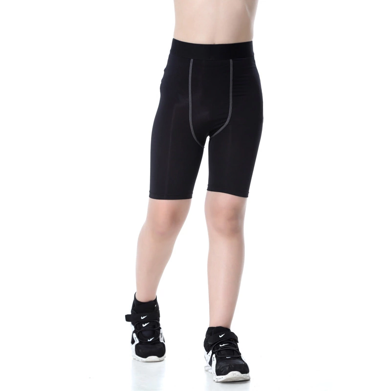 Children's clothing boys and girls tight PRO sports fitness training running long-sleeved clothes stretch quick-drying shorts trousers