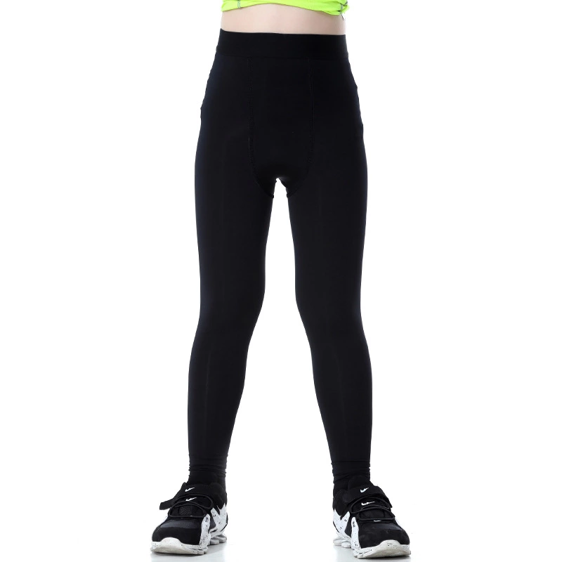 Children's clothing boys and girls tight PRO sports fitness training running long-sleeved clothes stretch quick-drying shorts trousers