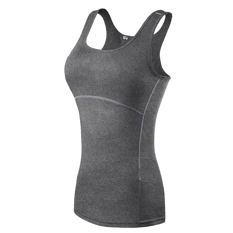 Sports PRO Women's Tight Training Sports Fitness Running Yoga Quick Dry Vest Clothes 01