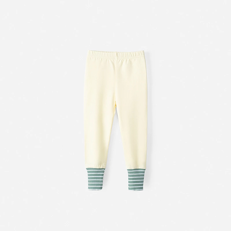 Spring new children's pants children's leggings children's clothing hit color foot elastic girls' leggings