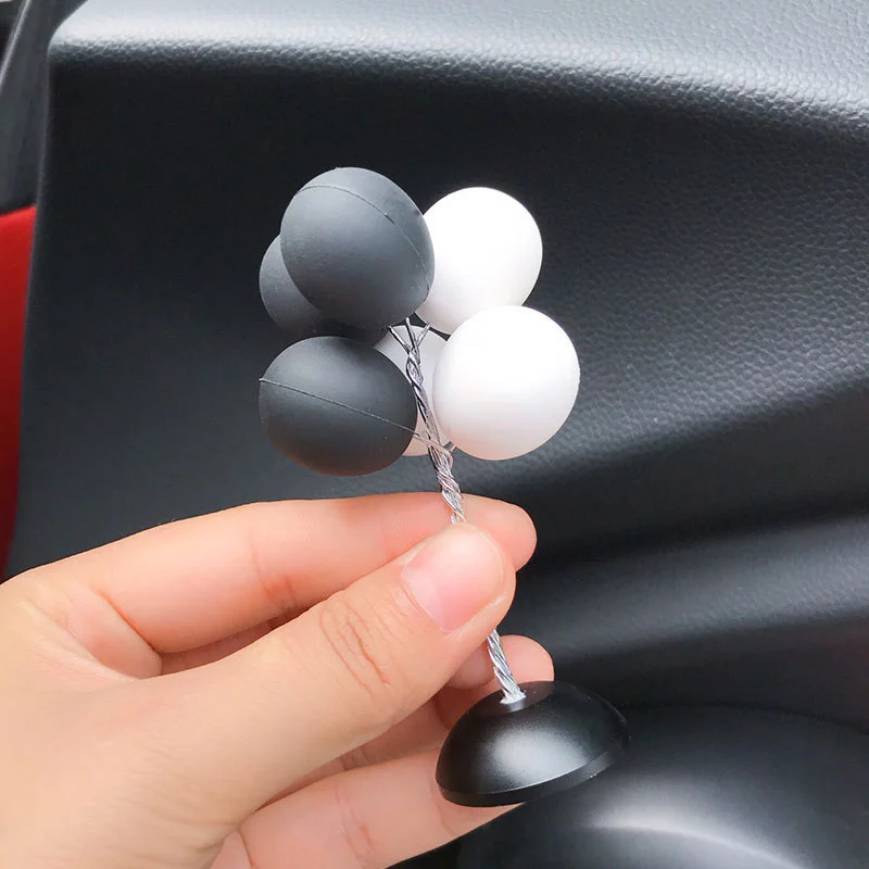 Car Decoration Creative Pink Car Instrument Panel Decoration Confession Balloon 3D Decoration