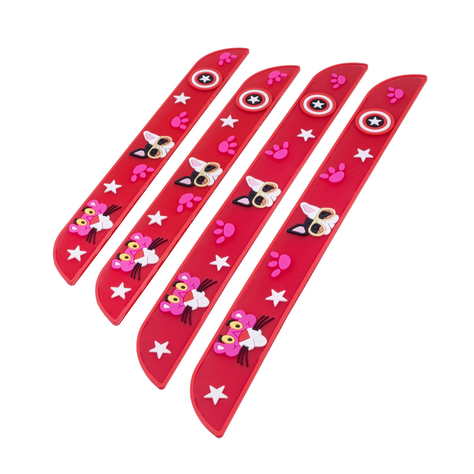 Car door sill strip anti-stepping universal pedal decoration strip carbon fiber pattern bumper door side anti-collision sticker