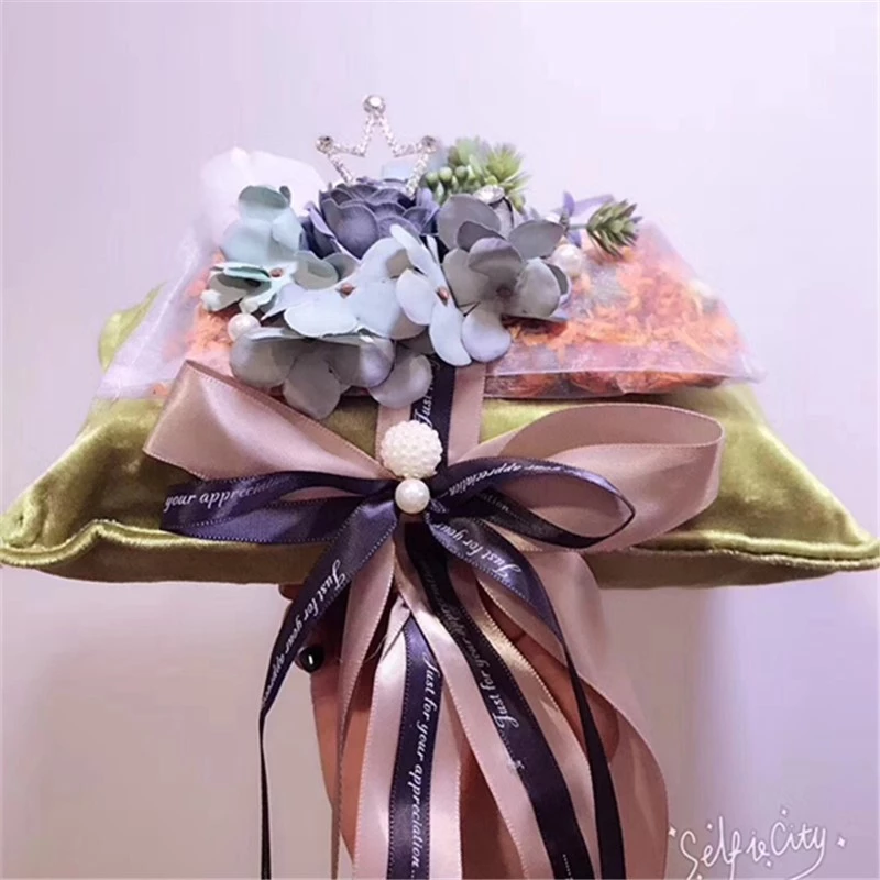 Car aromatherapy bamboo charcoal bag creative dried flower sachet in addition to odor formaldehyde car interior jewelry car home dual-use