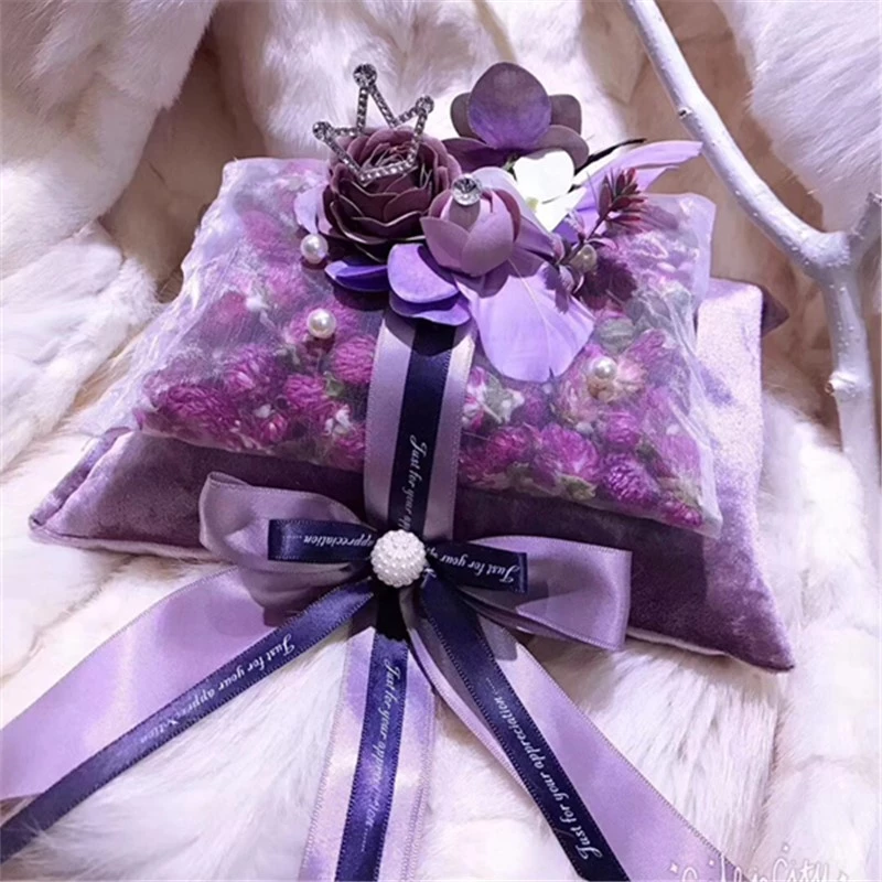 Car aromatherapy bamboo charcoal bag creative dried flower sachet in addition to odor formaldehyde car interior jewelry car home dual-use