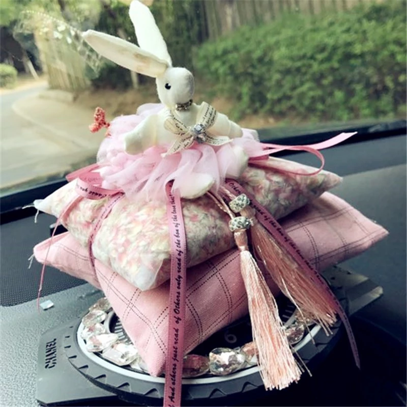 Car dry flower bamboo charcoal bag creative double-layer car with formaldehyde odor interior supplies car home dual-use