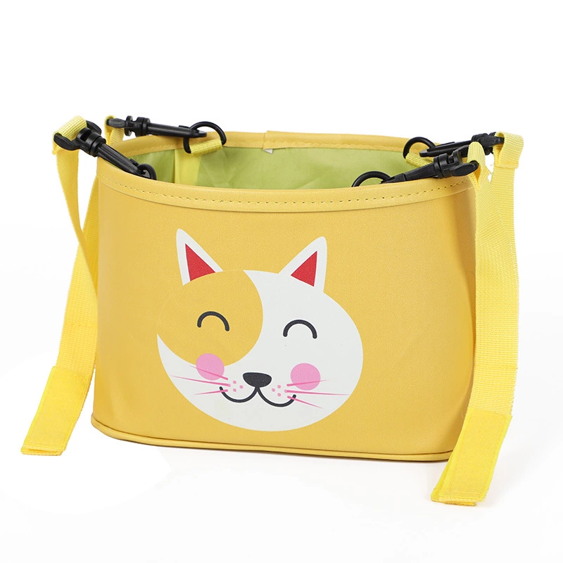 Car cartoon creative hanging type car storage bucket car multifunctional seat back trash bin storage box