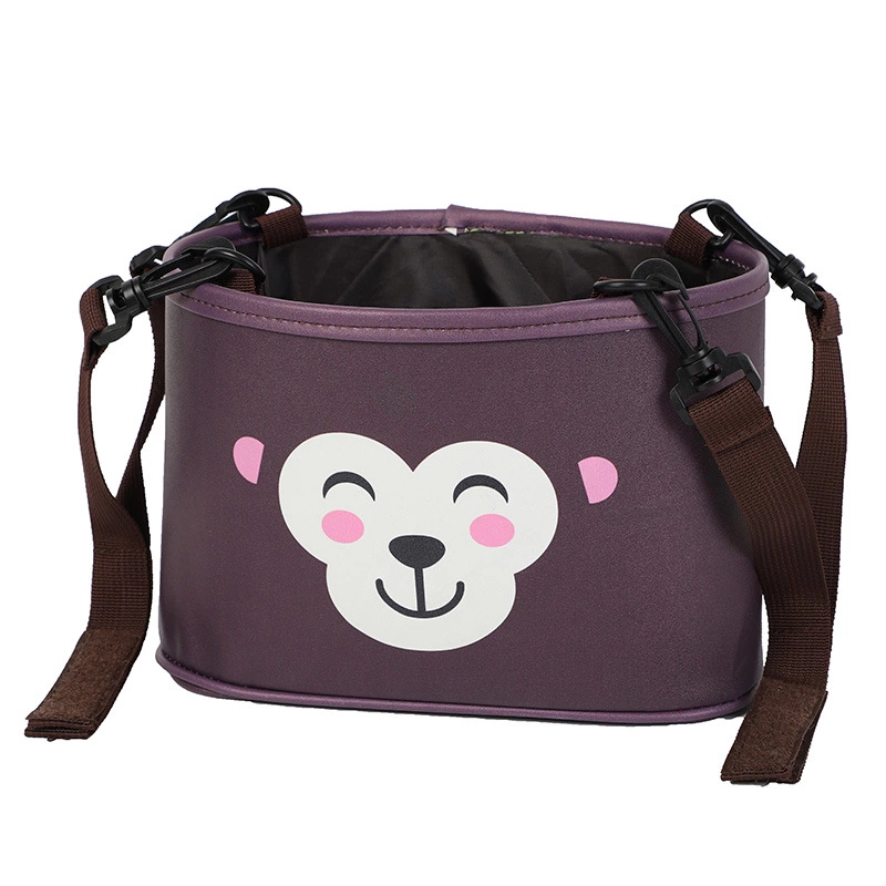 Car cartoon creative hanging type car storage bucket car multifunctional seat back trash bin storage box
