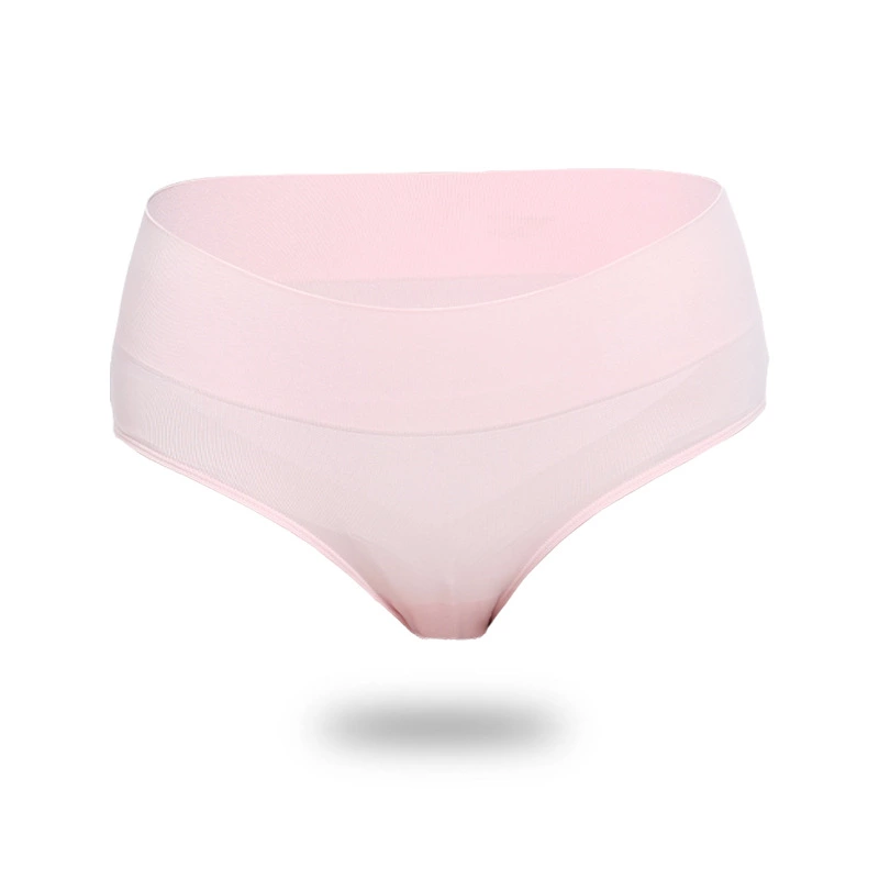 Pregnant women's underwear mid-waist pregnancy large size seamless stomach lift breathable maternal general underwear spring and summer