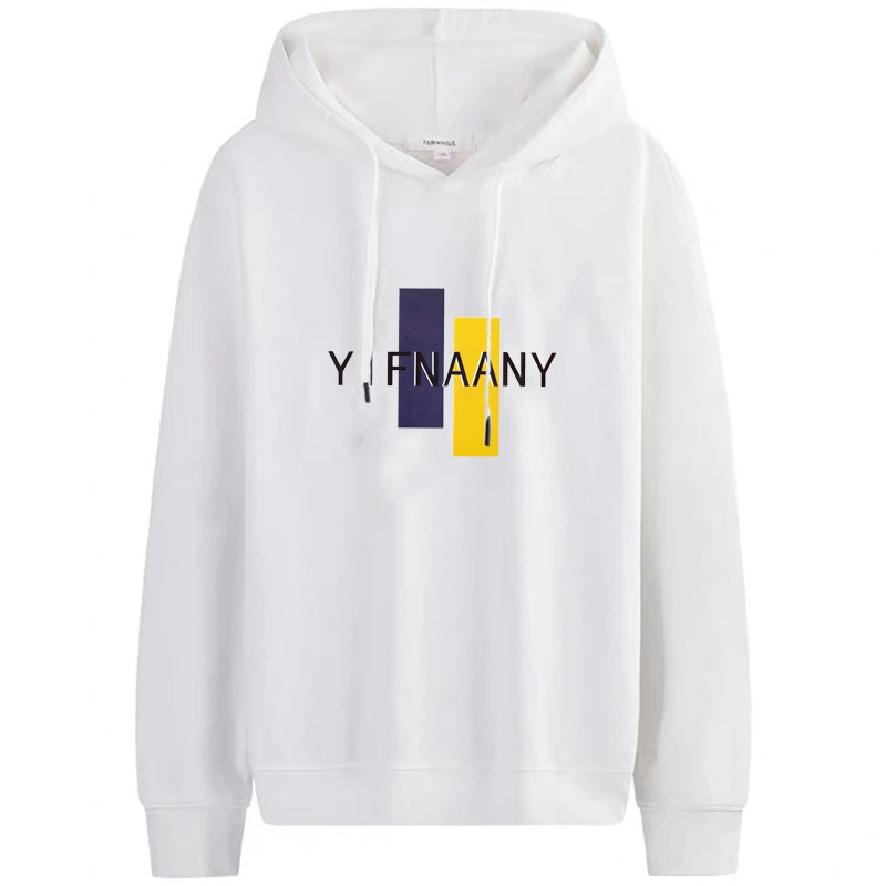 65% cotton a variety of choices for men's white T-shirts in autumn and winter tide brand long-sleeved men's sweater loose