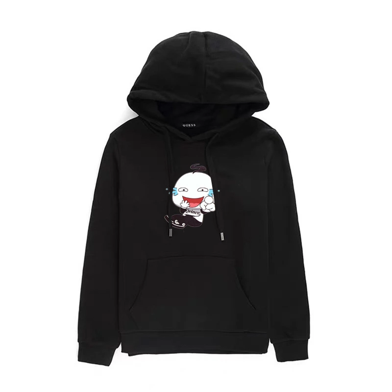 65% cotton a variety of choices for men's white T-shirts in autumn and winter tide brand long-sleeved men's sweater loose