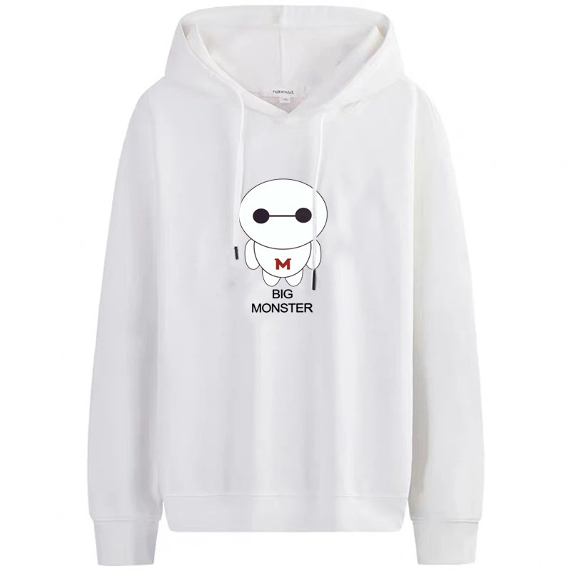 65% cotton a variety of choices for men's white T-shirts in autumn and winter tide brand long-sleeved men's sweater loose