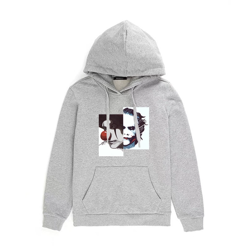 65% cotton a variety of choices for men's white T-shirts in autumn and winter tide brand long-sleeved men's sweater loose