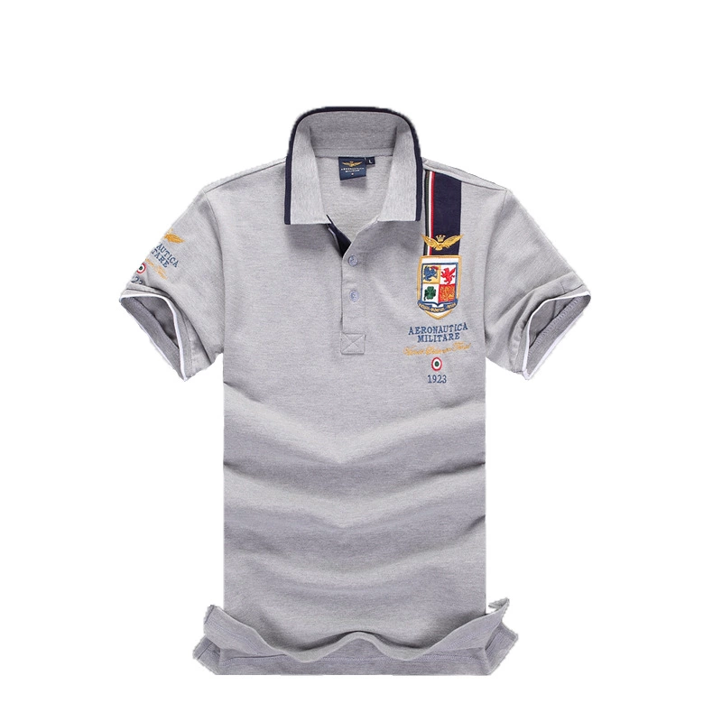Men's polo shirt men's lapel short-sleeved T-shirt Air Force One Hot Sale 894 #