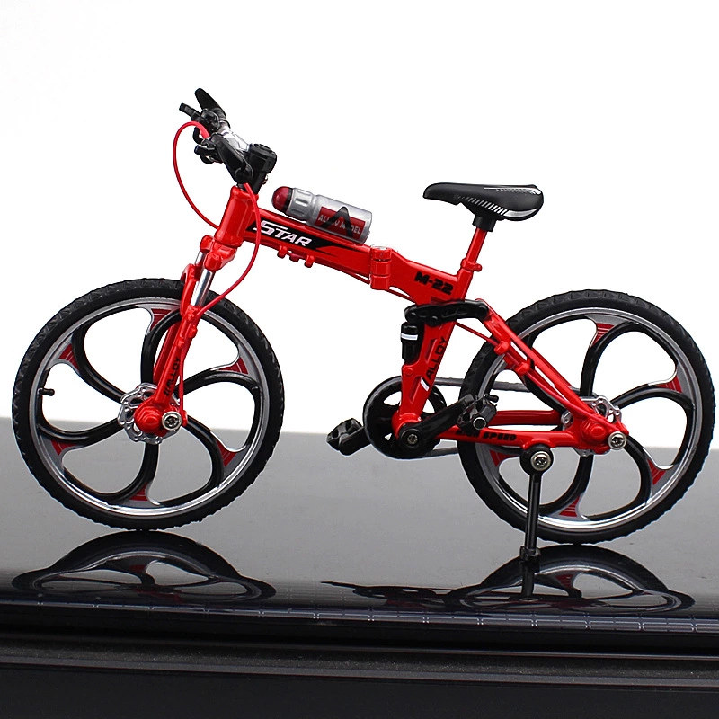 New creative alloy model simulation bicycle decoration mini bicycle toy downhill mountain bike model