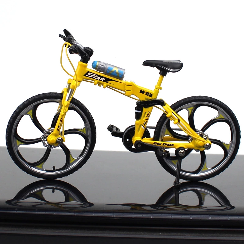 New creative alloy model simulation bicycle decoration mini bicycle toy downhill mountain bike model