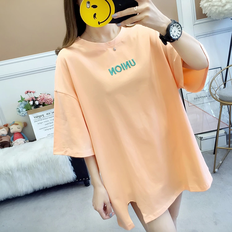 Summer new women's super fire cec printed short-sleeved T-shirt loose plus size ladies tops